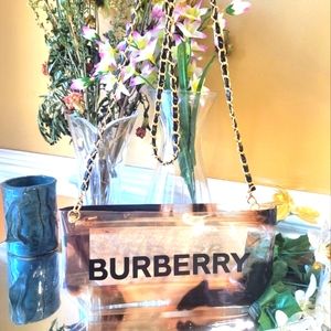 Burberry Pouch converted bag